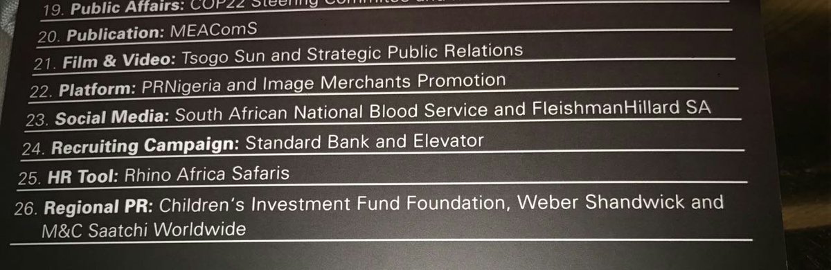 WS_Africa's tweet photo. We're nominated for the Regional PR award @ExAw_Community #afea2017 https://t.co/TGh5Cl5pkx