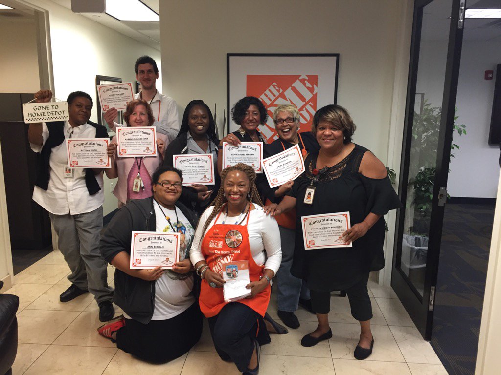 Karla and her team of BOCA graduates! Cross-trained and ready to support the HDE business. Very proud of this team!