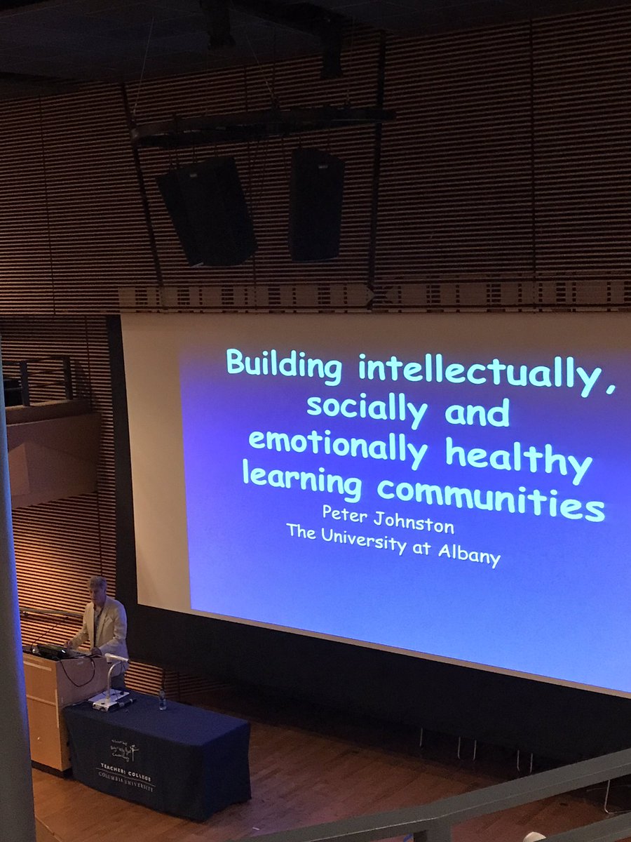JennyLenz's tweet photo. Excited to hear Peter Johnston of Choice Words! #TCRWP @rstories17 https://t.co/OwzhilZJwY