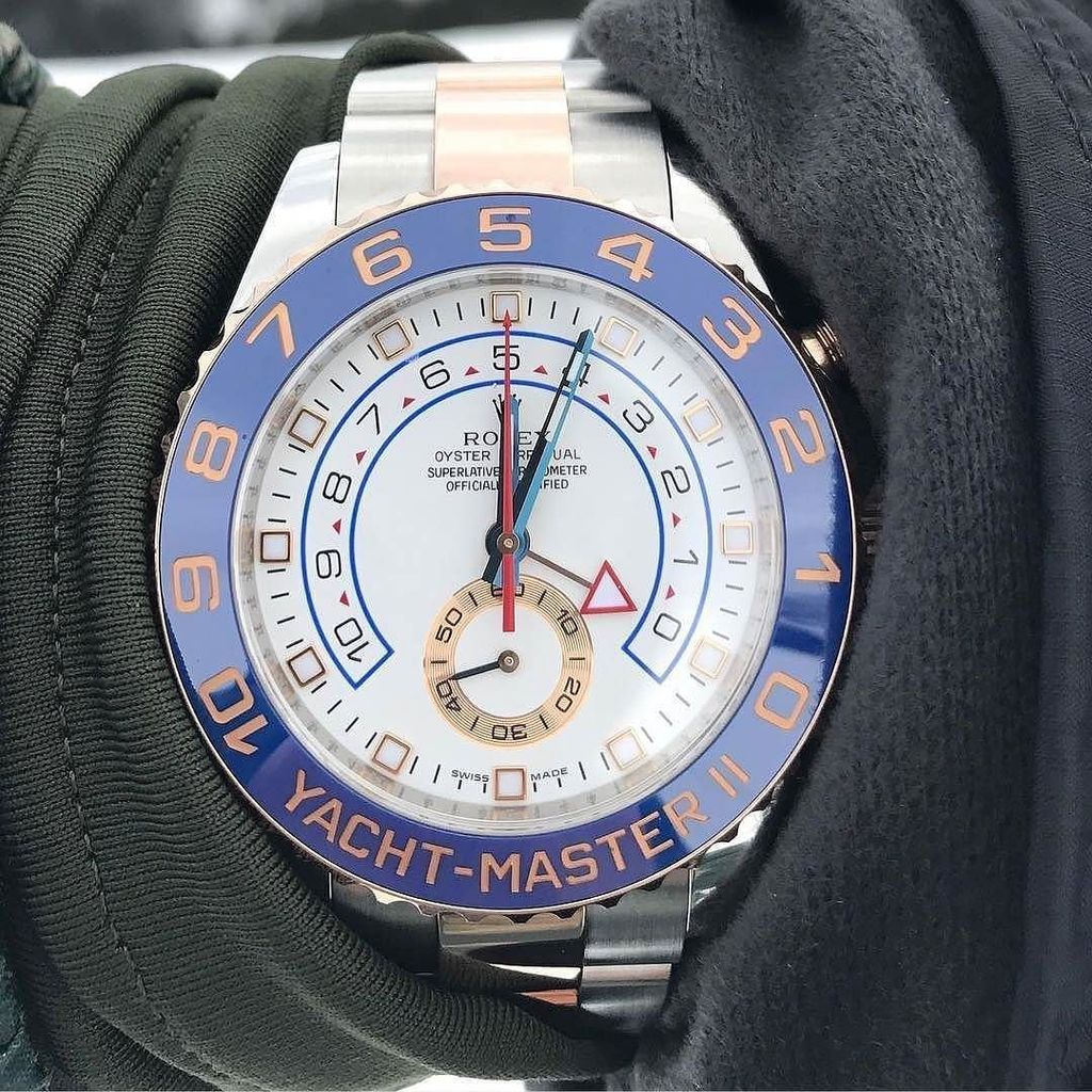 PWJinz's tweet photo. Can't take your eyes off this two toned @rolex Yacht Master II 😍

#rolex #yachtmaster #rolexyachtmaster2

#Repost … https://t.co/ZjaOiBPIEL https://t.co/S7LuOkuX5Z