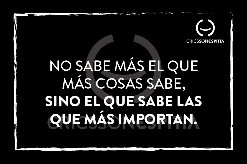 ericssonone's tweet photo. No sabe más el que sabe más cosas... #EricssOne #Frase #Animo #EricssonEspitia https://t.co/rVeK1ZsRHi