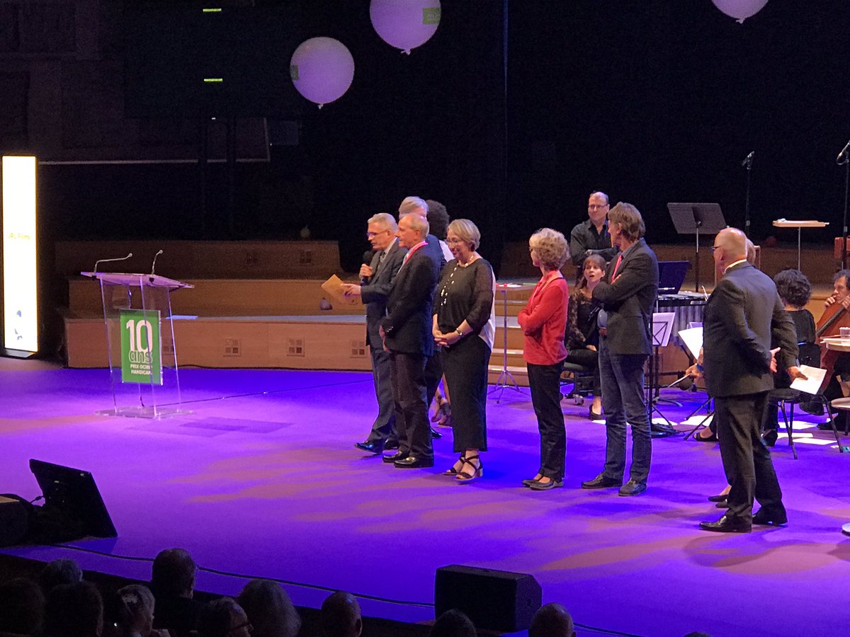 mamontchamp's tweet photo. Heureuse de co-présider encore une fois le jury des prix @OCIRP avec @axelkahn et Patrick #Gohet ! Que de belles réalisations en 50 ans ! https://t.co/4okmelcTYY