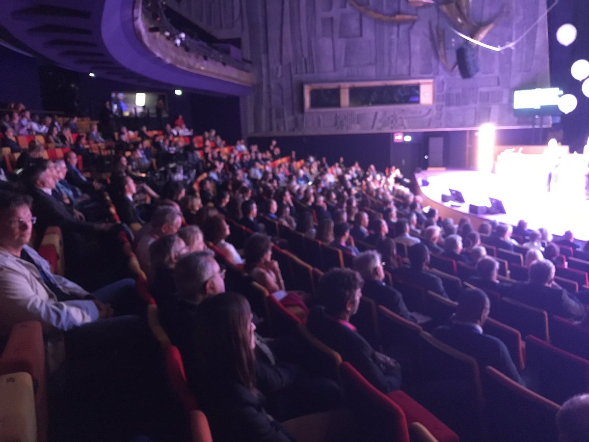 mamontchamp's tweet photo. Heureuse de co-présider encore une fois le jury des prix @OCIRP avec @axelkahn et Patrick #Gohet ! Que de belles réalisations en 50 ans ! https://t.co/4okmelcTYY