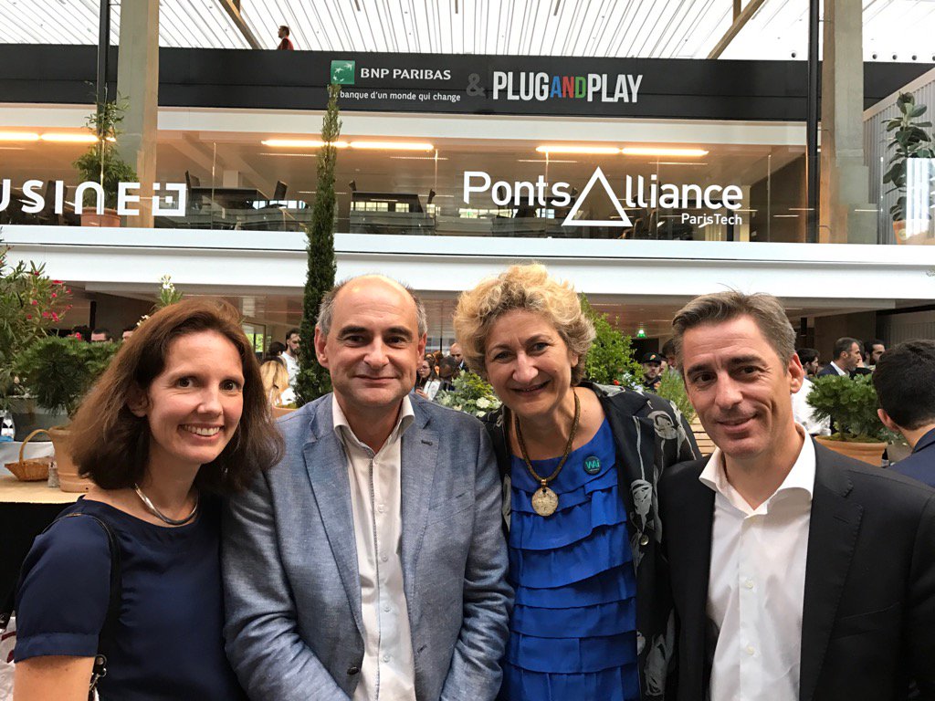 Inauguration <a href="/joinstationf/">STATION F</a> BNP Paribas with Plug and Play