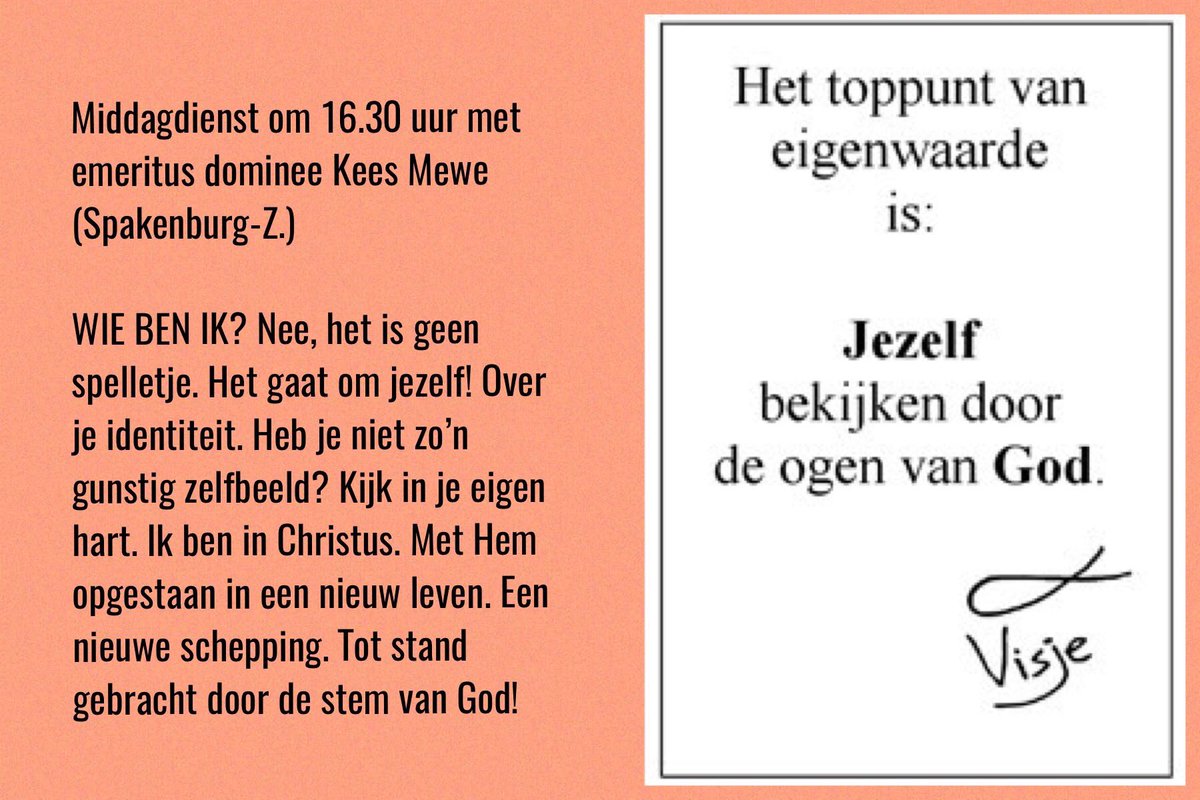 Welkom in de #Ontmoetingskerk #Vathorst op zondag 2 juli met <a href="/JoostHSmit/">Joost Smit</a>