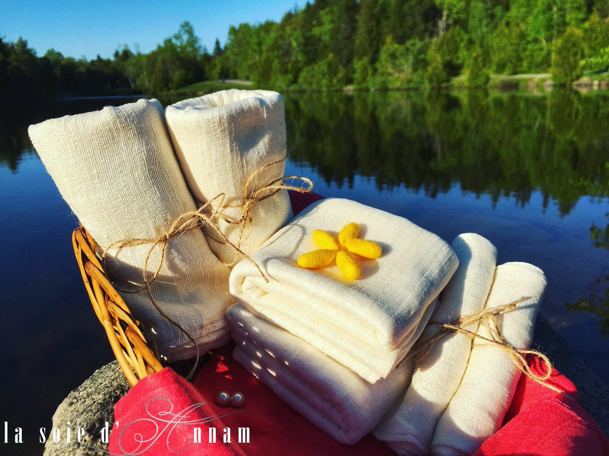 Hypoallergenic and gentle for #sensitive skin. It is hand-woven from all natural 100% Vietnamese #organic #Silk