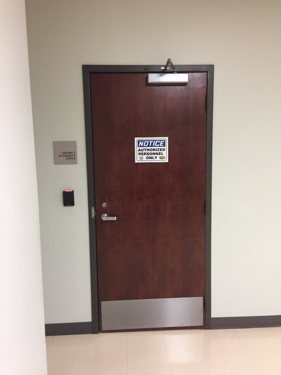 elizabeth2863's tweet photo. The view for three Express-News staffers prevented from attending a press conference on baby killer Genene Jones @BexarDA @mySA https://t.co/Fei4X7tzK8