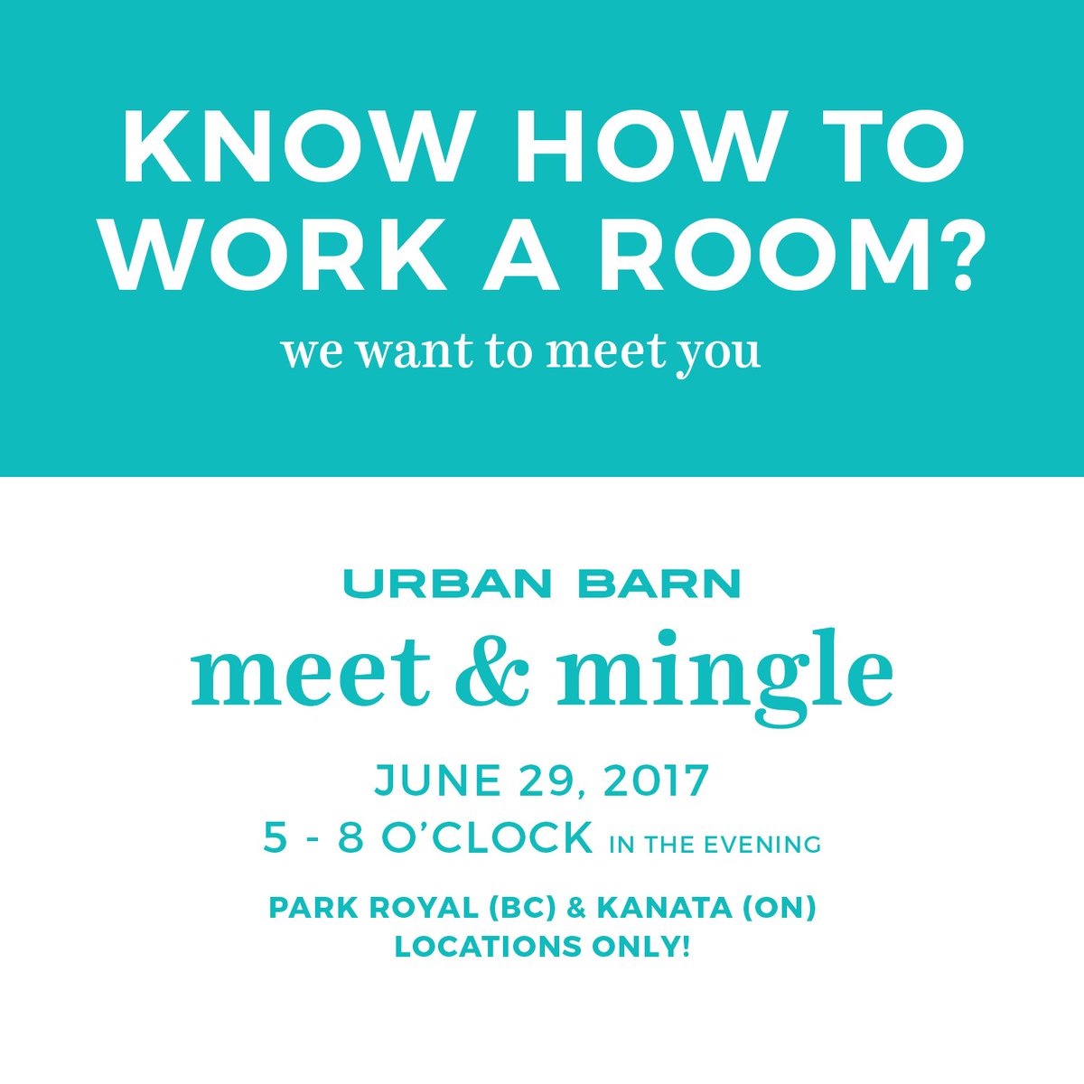 Urban Barn On Twitter We Re So Excited About Tonight S Meet