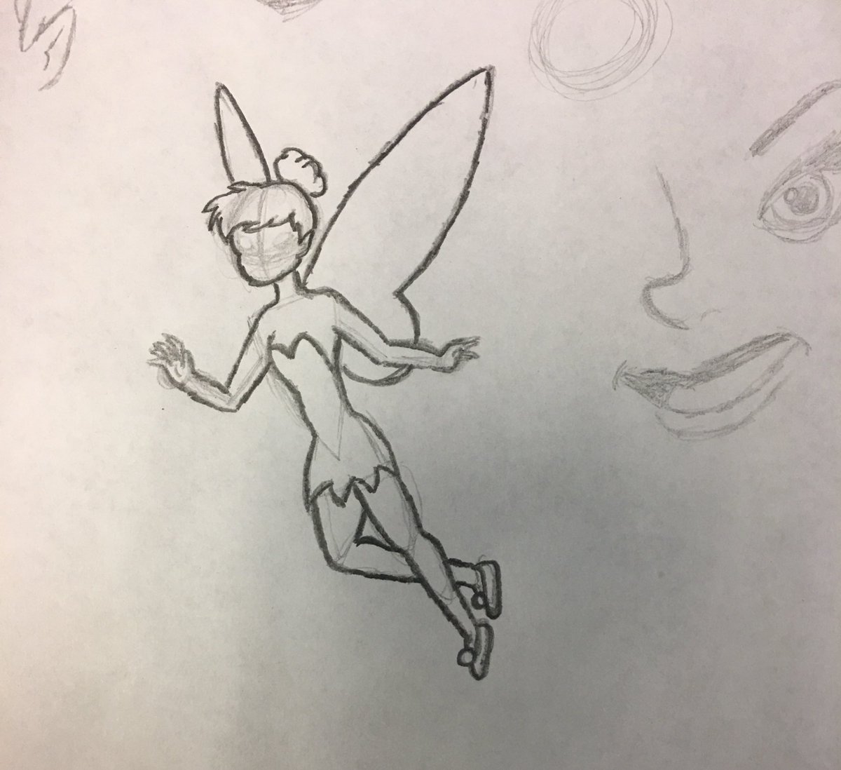 ScribbleNips's tweet photo. Tribute post to artist Stan Scribner. He believed it what we couldn't see. Sketch from his series "Fairies, Starlings, and Skeletal Beings". https://t.co/V5XFpuLGo9