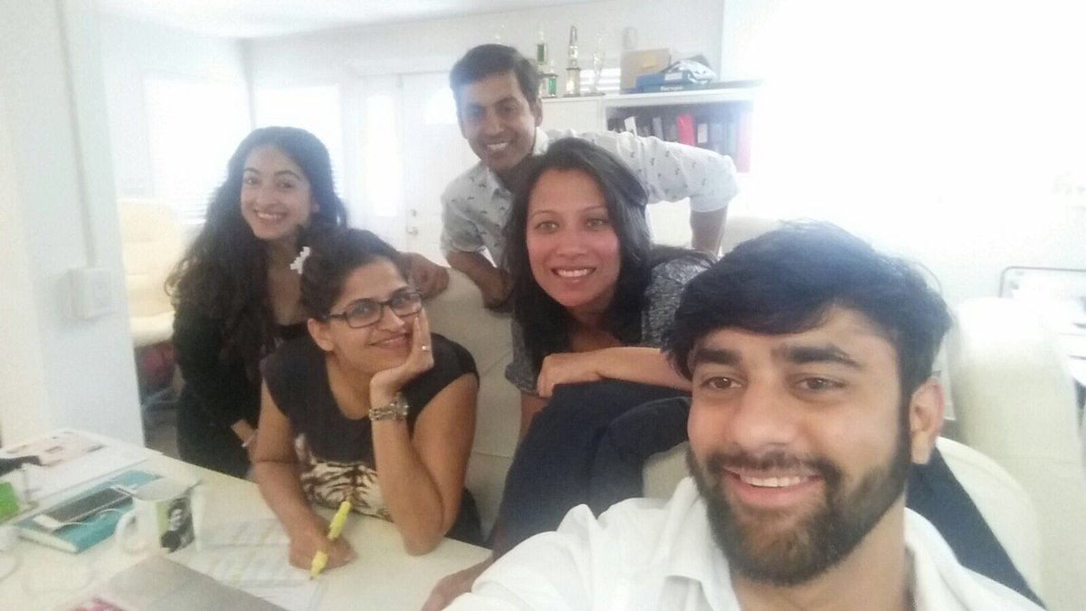rajeshmumbairaj's tweet photo. It's summer let's Funk it up - miss u all @shiamakvanc ! Good luck - great selfie @saurabhsethi999 !! https://t.co/FJd7IUYIr5