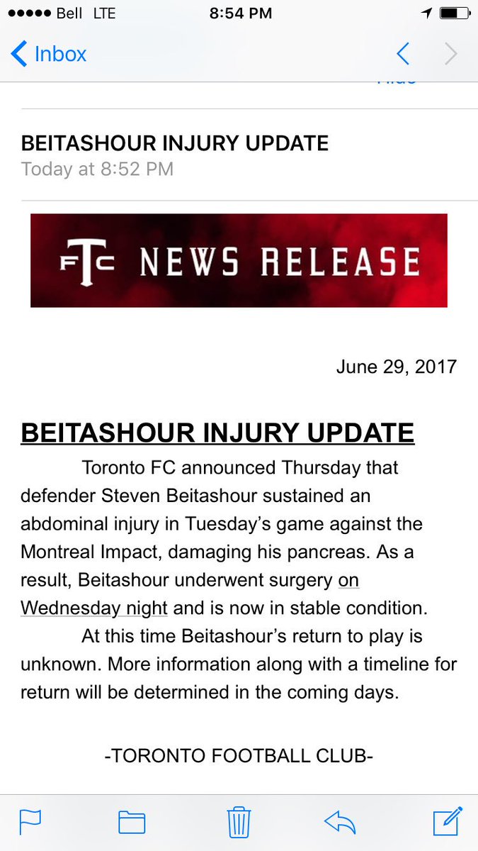 Wishing @SBeitashour the best. Finished the game after taking that brutal shot by Fisher. Pancreas. Speedy recover and all the best, Beita.