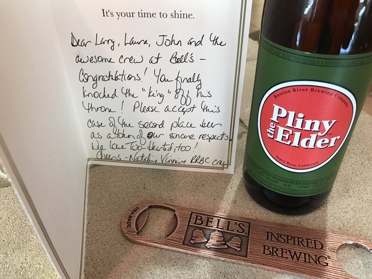 Russian River’s Response To Pliny Losing #1 Spot in Zymurgy’s “Best Beers in America” Poll