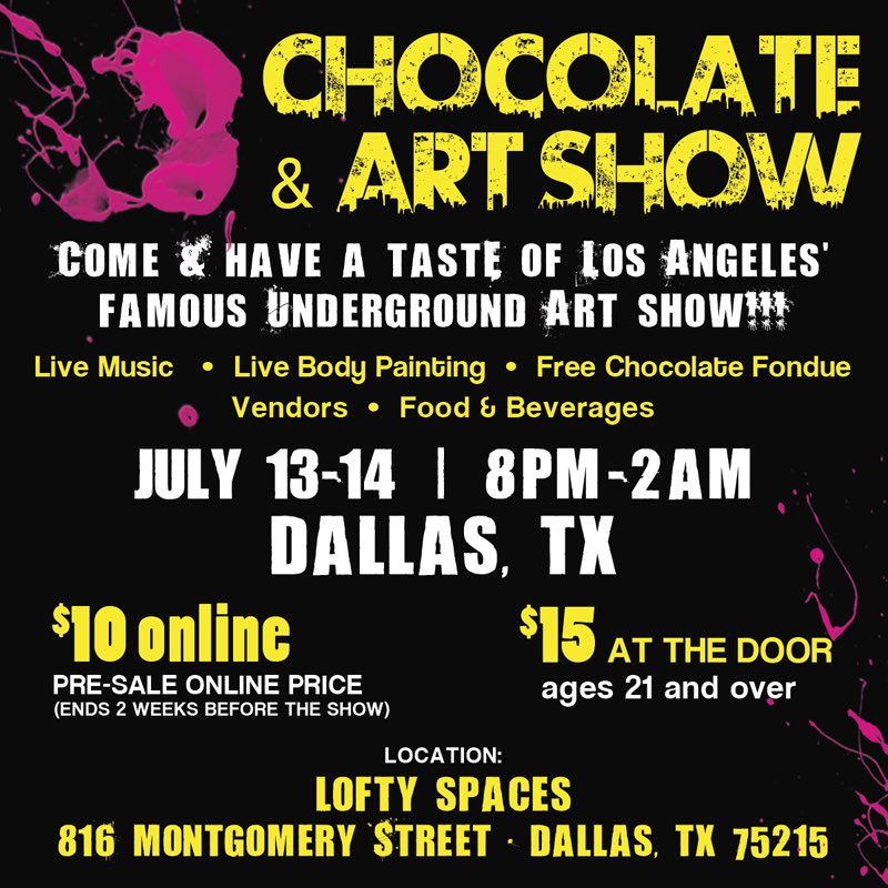 Chocolate & Art Show (chocolateandart) Twitter