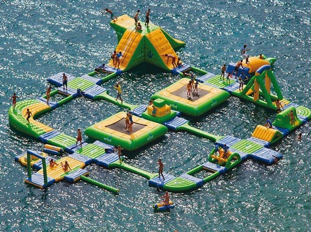 BucketListFeed's tweet image. Jump on a water Trampoline! 💦 😊