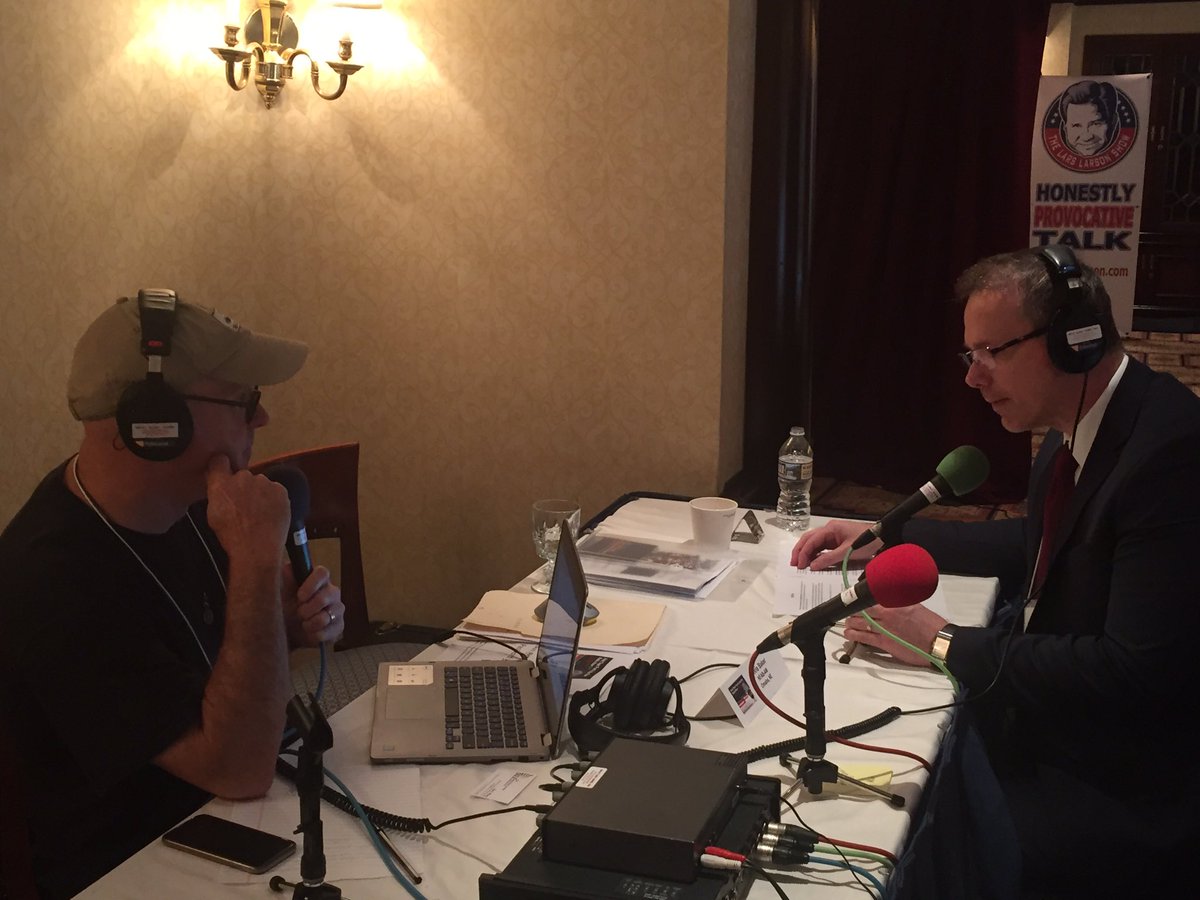 IRLILaw's tweet photo. IRLI Exec. Dir. Dale Wilcox on the air w/ Chris Baker on KFAB Omaha at #HoldTheirFeetToTheFire #F2F2017 https://t.co/CYLRayxS2k