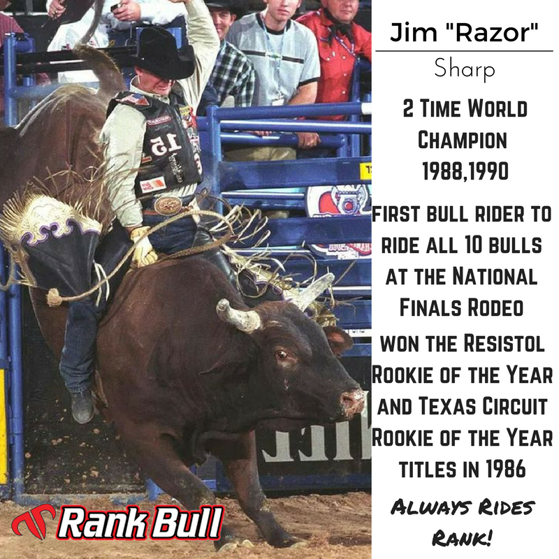 RankBullApparel's tweet photo. Jim "Razor" Sharp in our tbt #riderank series. #tbt #rankbull #liverank #bullriding #TeamPBR https://t.co/fMU0YWYzmT https://t.co/jPSWdm9guI