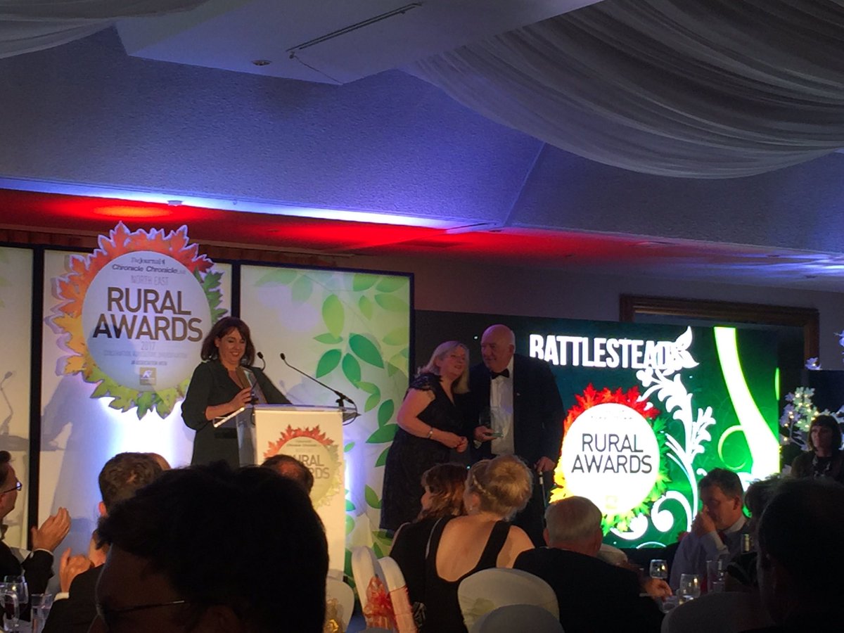 Battlesteads's tweet photo. OH MY GOSH we have just WON the Tourism and Hospitality category at the North East Rural Awards #neruralawards TRULY OVERWHELMED! Thank you https://t.co/os7lHnXmJd
