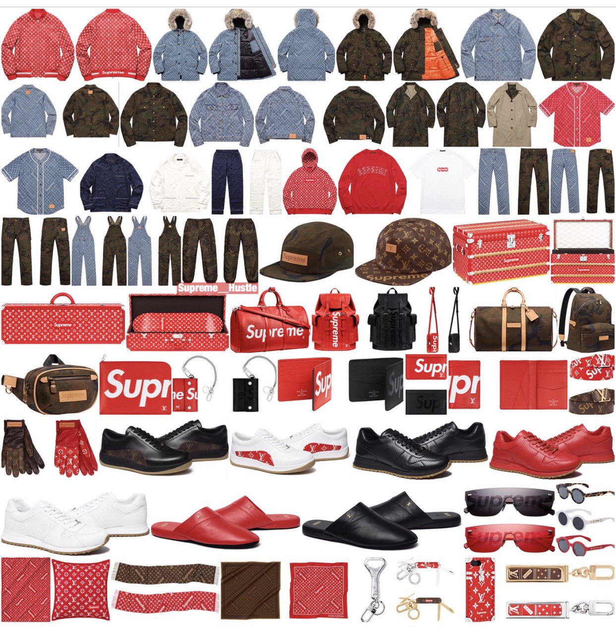 collection supreme louis vuittons