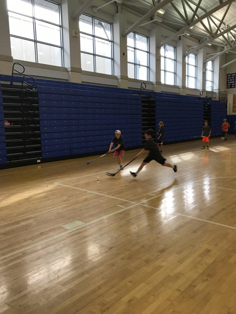 Looks like hockey to me ... <a href="/NHSICEHOCKEY/">Nighthawks Hockey</a> getting the teams ready for summer <a href="/nutmegstategame/">Nutmeg State Games</a> #floorball4hockey