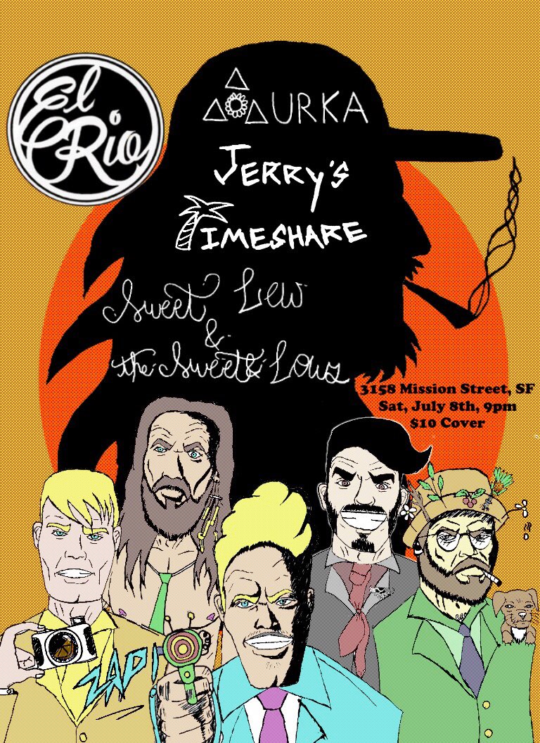 We play <a href="/elriosf/">El Rio</a> next Saturday, July 8th. It's gonna be a sweaty mess of glory.