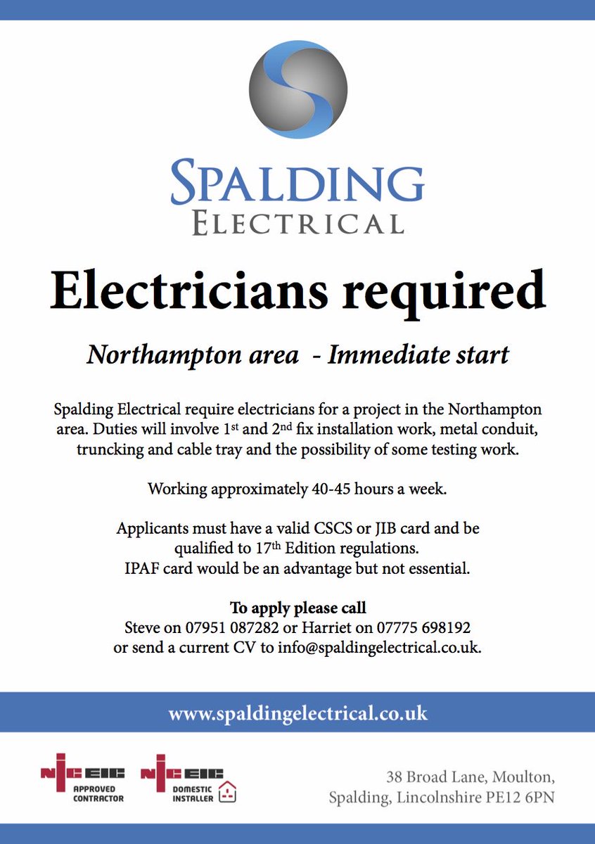 Spalding Electrical (SpaldingElect) Twitter