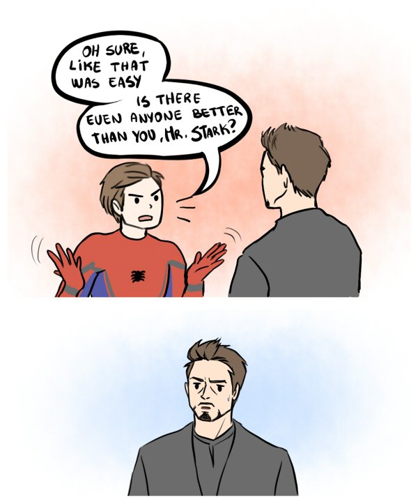 Tony &amp; Peter Alternate scene :) #SpiderManHomecoming 