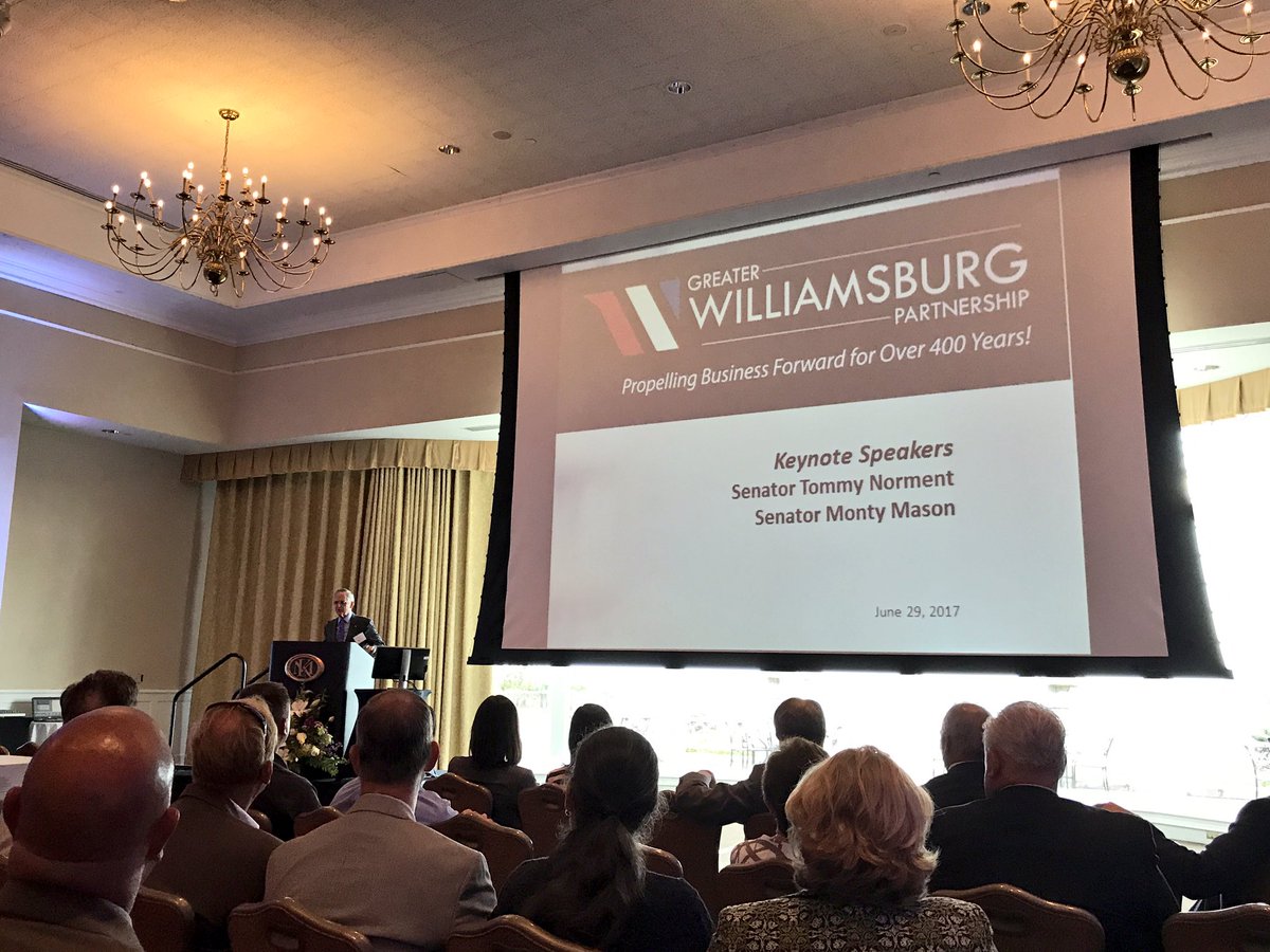 VirginiaBeerCo's tweet photo. Amazing afternoon at @KingsmillResort with @TommyNorment + @SenMMason discussing #GWPVA's impact on #WilliamsburgVA! https://t.co/d3qxla0V7x https://t.co/MqldGfrr6P