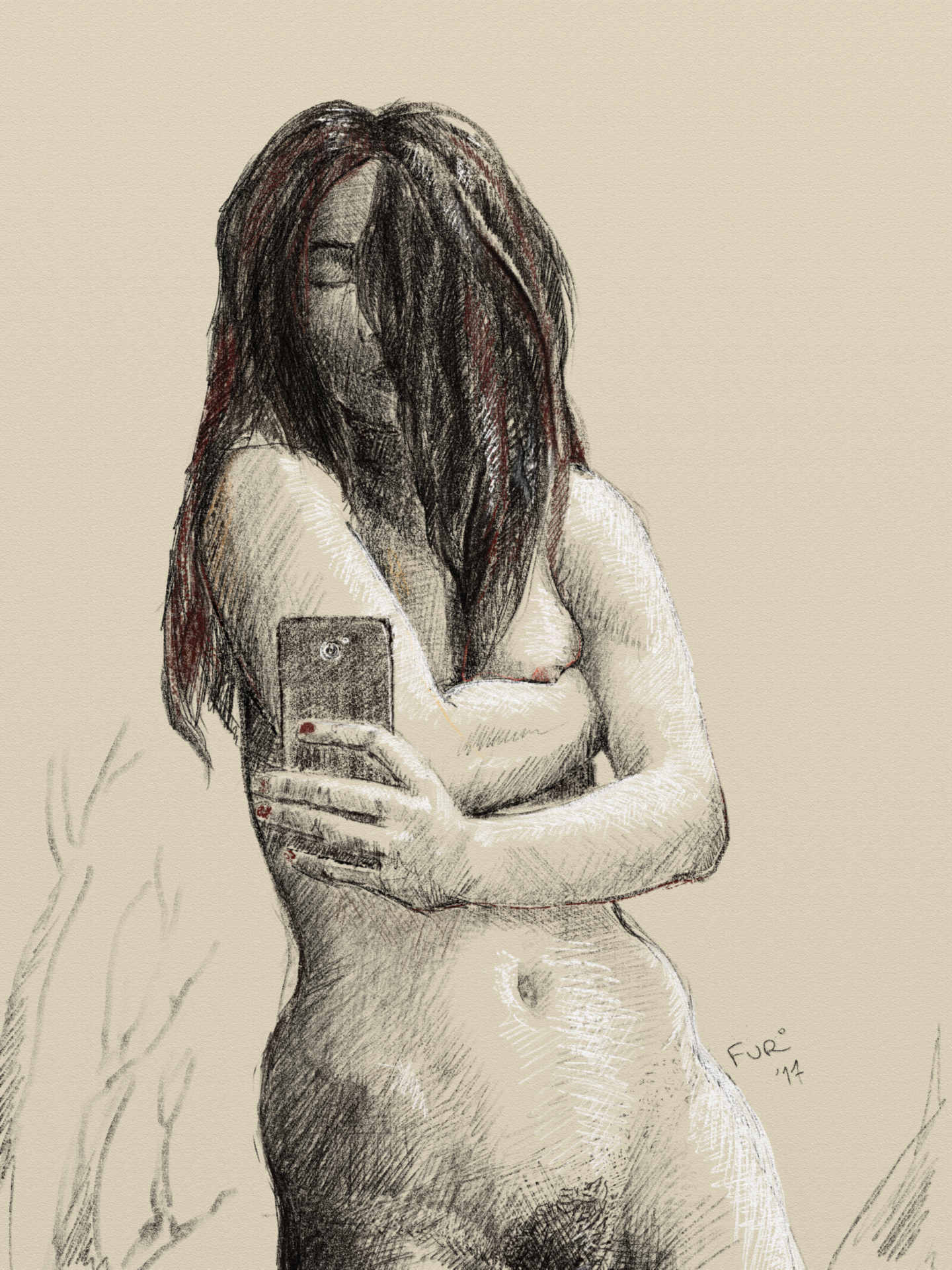Nude Selfie Art