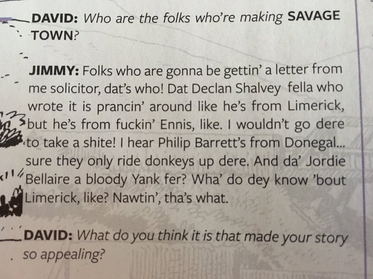 declanshalvey's tweet image. More bloody slander about the creative team of #SavageTown by @SavageTownComic! I should sue!