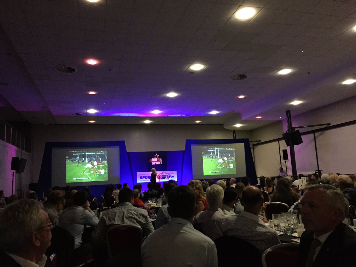 Great night <a href="/MK50Sport/">MK50Sport</a> celebrating 50 years of sport in #MiltonKeynes