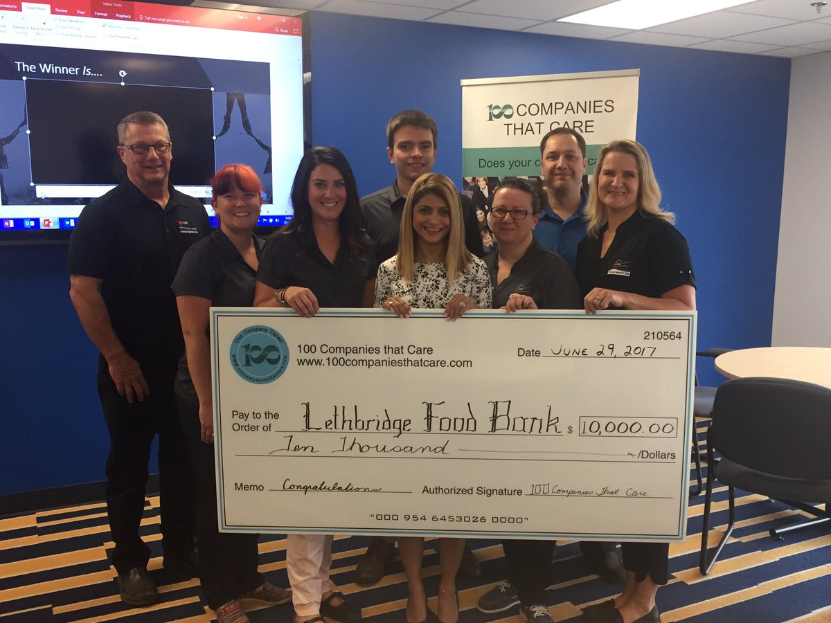 Chinook respiratory gave away $10,000 with us today!