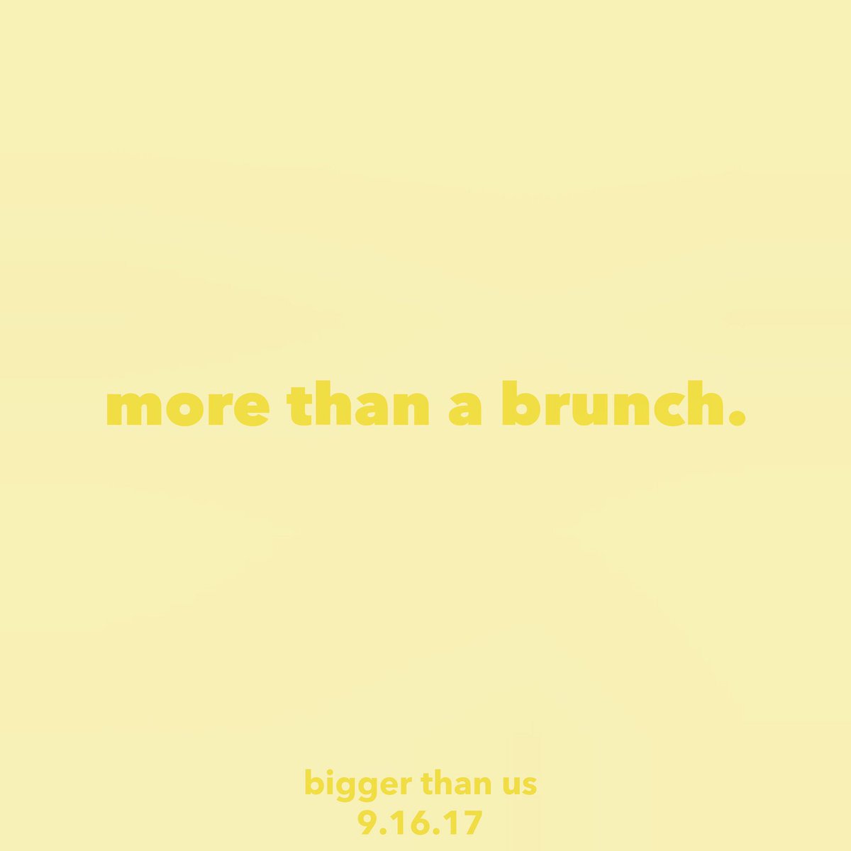 @bellarozzay @btubrunch so mark your calendars, September 16th, we are having our first one and it's #morethanabrunch. (@btubrunch) 💛