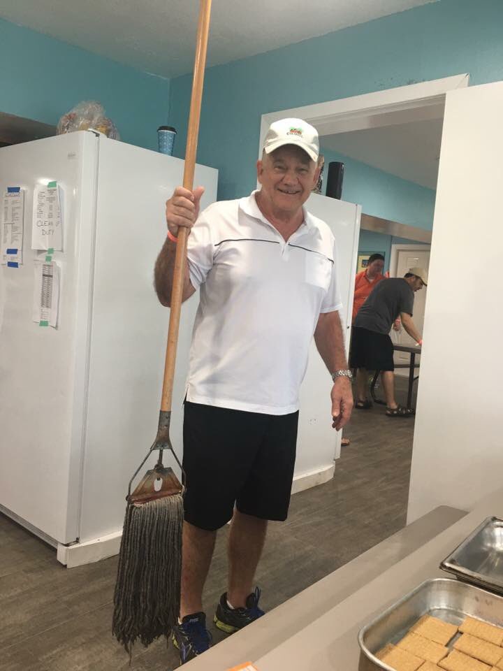 PastorMikeDean's tweet photo. Don Spitzer and our @travisstudents leaders have an MBA ... a Mop Bucket Attitude #servinglikeJesus https://t.co/Vp8rmstX8t