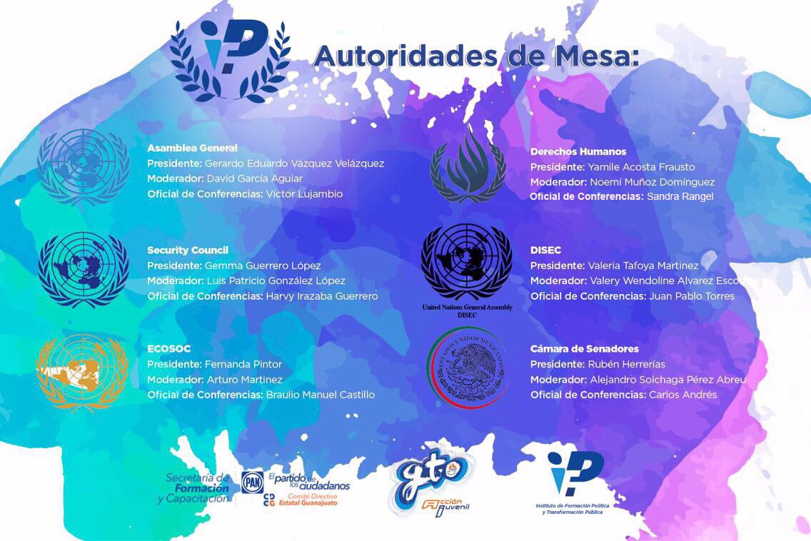 AJGuanajuato's tweet photo. ¡Felicidades a los seleccionados! #InfopMUN #JóvenesXGto https://t.co/nXlN2W8FCS