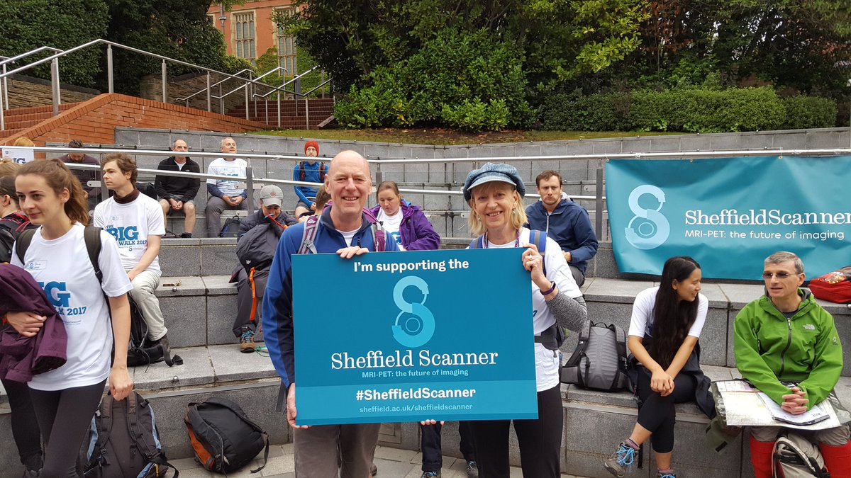 SheffieldScan's tweet image. Lots of walkers ready and raring to set off on #TUOSbigwalk for @SheffieldScan