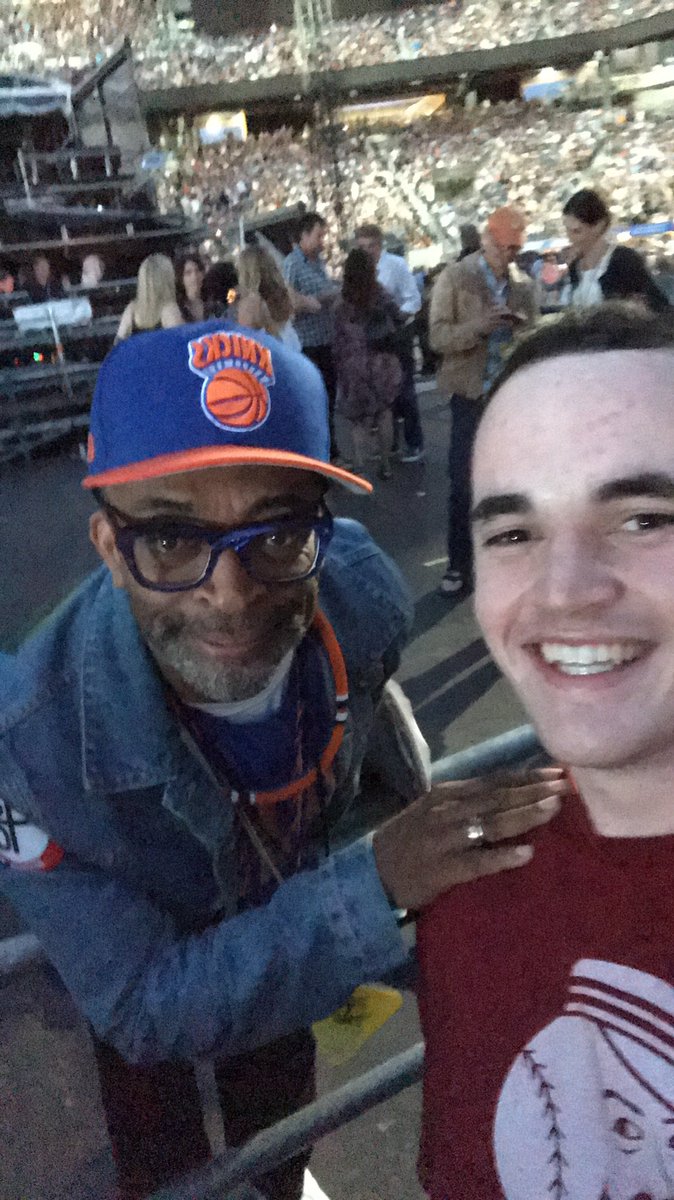 EricPoliti's tweet image. Just two Knicks fans hanging out at U2 concert