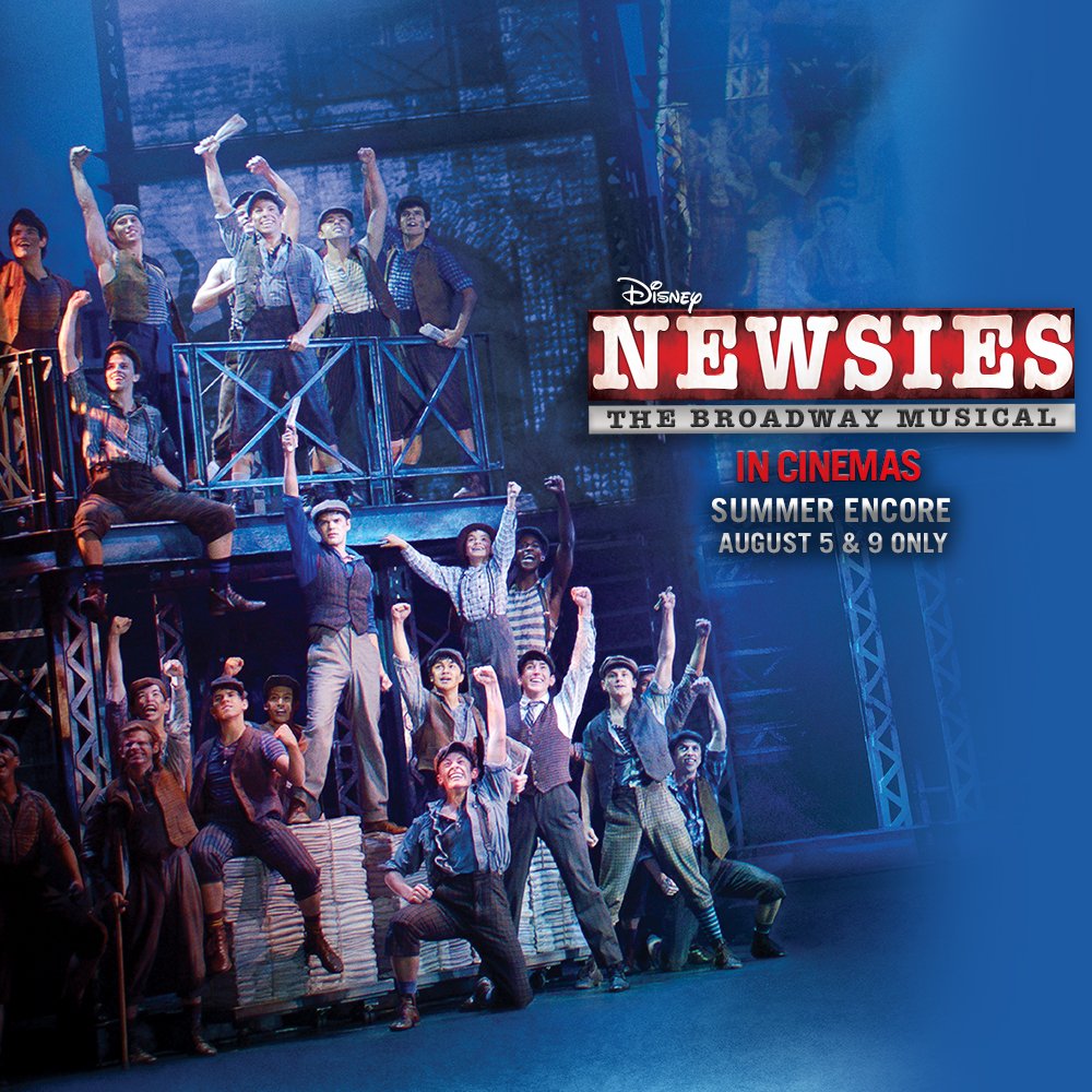 Fathom Events Captured Live From The Broadway Stage The Smash Hit Musical Disney S Newsies Returns To Cinemas On 8 5 Amp 9 T Co Uoqcezrrhg T Co Nbv70gsnd0 Twitter