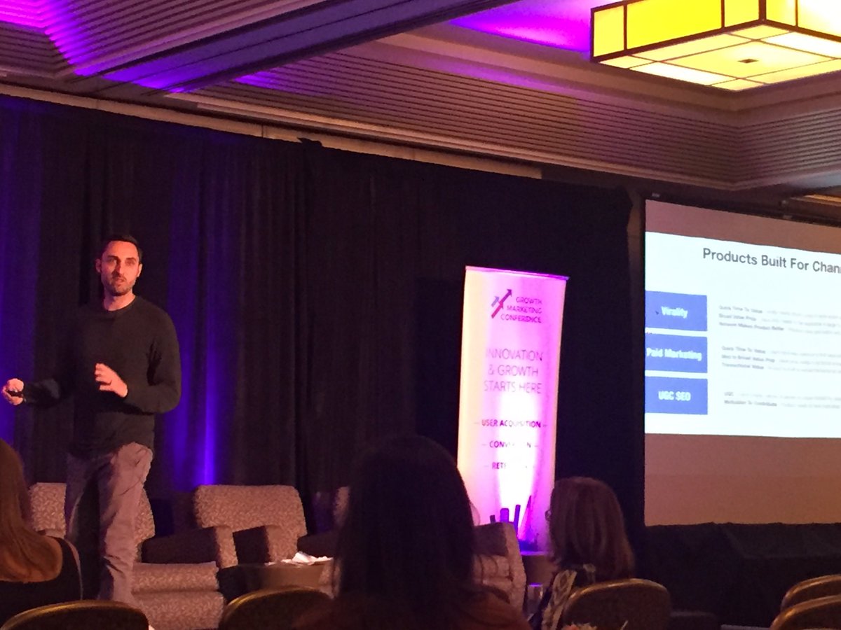 Great insights from <a href="/bbalfour/">Brian Balfour</a> on how to build a balanced framework btwn Market/Product/Model/Channel fit #GrowthMarketingConf #marketingtips