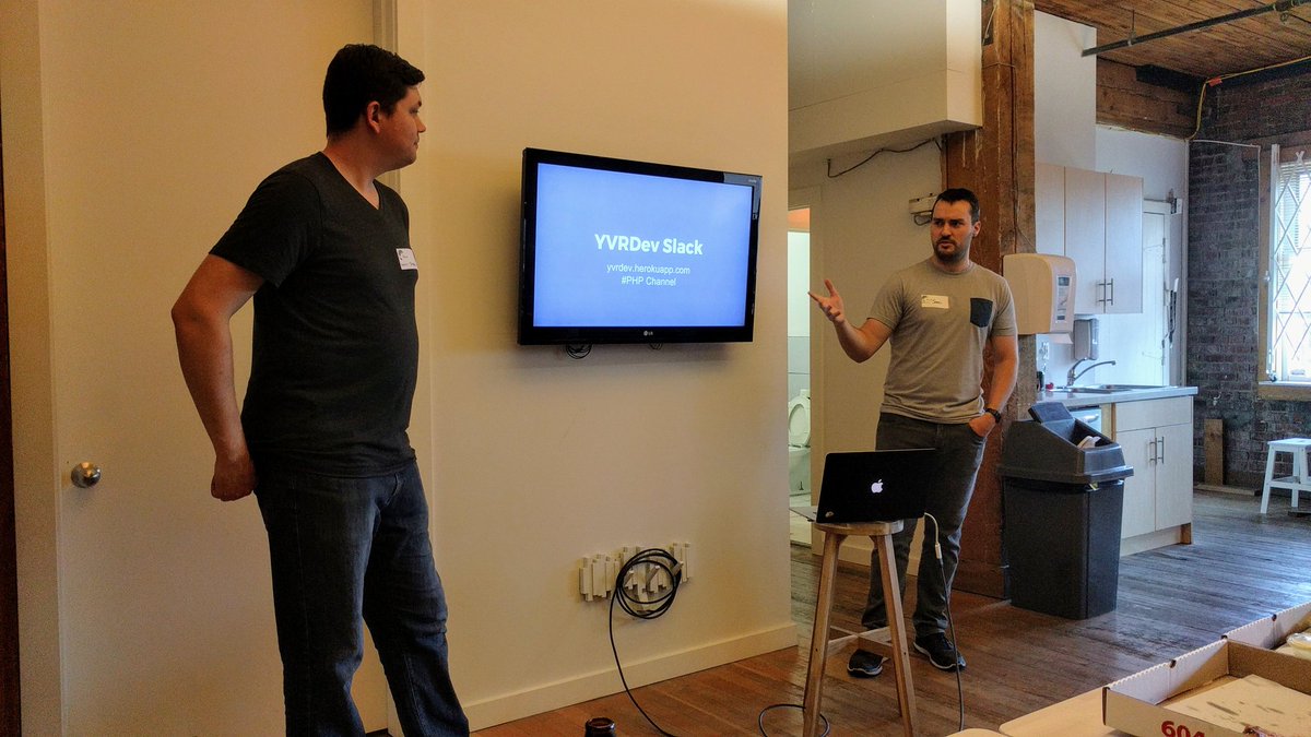 TsuiAnthonYVR's tweet image. @smayzes and @james2doyle hosting #vanphp