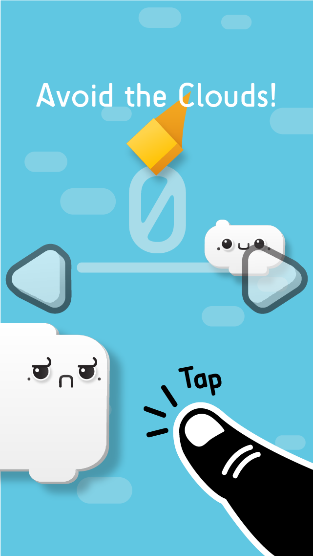 PuddingWare's tweet image. This cloud does not care about the #moodrun tutorial #indiedev  #gamedev #madewithunity #IndieGameDev