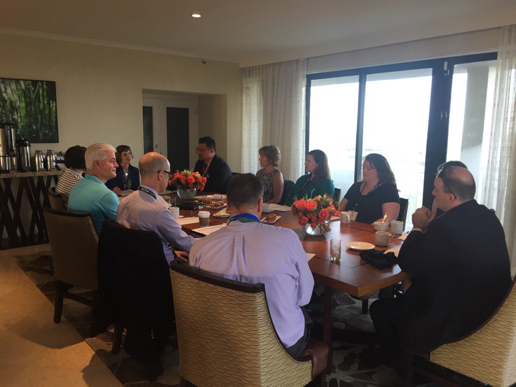 larolane's tweet photo. #NCDA2017 Leadership Academy Class of 2018 meeting in Presidential Suite. https://t.co/XLMkXgH3g3