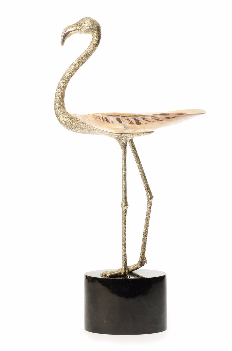 ArdenHomeDecor's tweet photo. "FIREBIRD" - Silver Plated #flamingo with #Kabibi Shell Plate

#art #arden #Luxury #premium #gifts #HomeDecor #decoration #decor https://t.co/2BweYBJ7hy