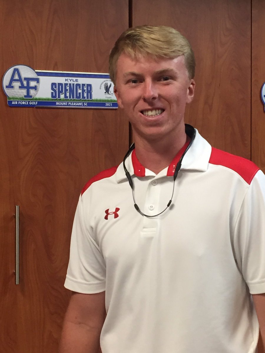 JrGOLFparents's tweet photo. Today, Kyle's journey begins at @AF_Academy. Honored to be a military (and still a golf) mom!! @AF_Golf #iday #hardformom https://t.co/r0xsAGAmVD