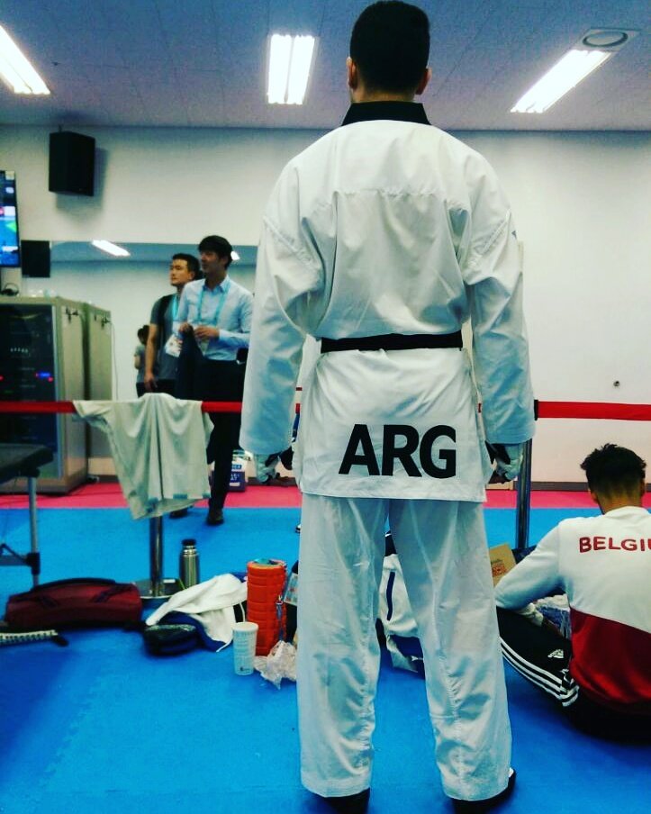 jorgealvareztkd's tweet photo. Se termina el Campeonato Mundial! Nada más lindo que haber estado representando a mi país #ARG #Daedo #DaedoTaekwondo #DaedoWTC2017 @daedo https://t.co/cXZLYmtjlt