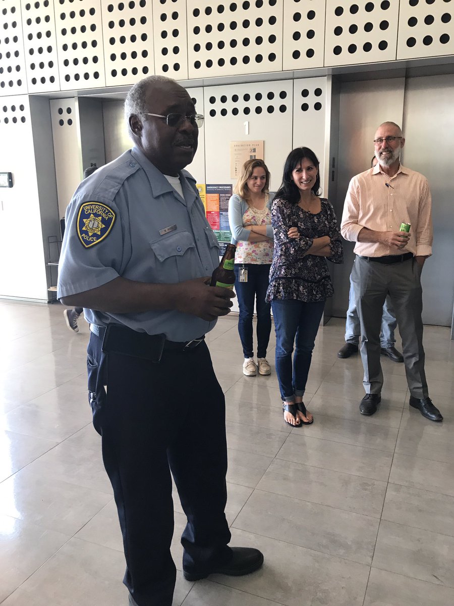 dmferris6's tweet photo. Martin, the friendliest-man-in-the-world, retired today from service to UC campus community. IGI will miss him! https://t.co/nr7dRpPnu8