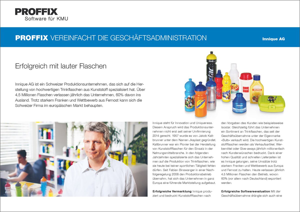 PROFFIX's tweet image. Gewinnen Sie einen Einblick in die #Softwareeinführung bei verschiedenen PROFFIX #Kunden: proffix.net/Referenzen/Erf…
