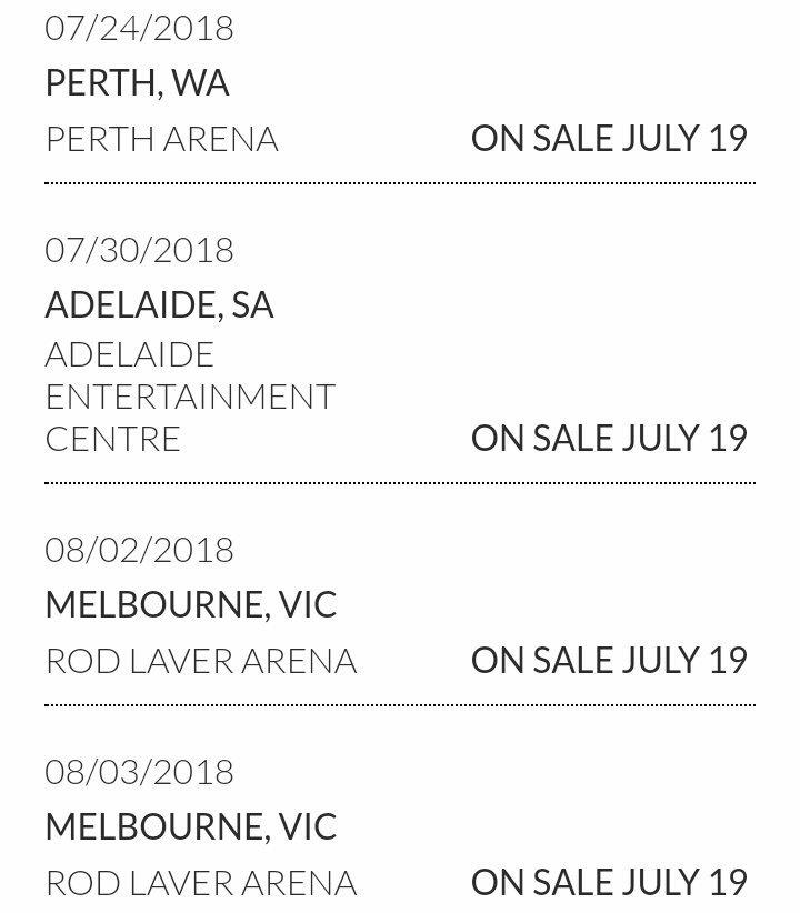 WitnessTTour's tweet photo. 7 shows added today! #WitnessTheTour https://t.co/fkvBc3lpcH