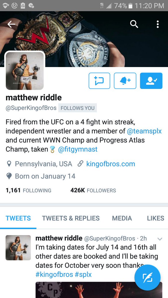 MikeManges's tweet photo. #MatthewRiddle @KevinKnightNJ #UFC #WWN #FRH #IWF @WrestlingIWF @IWFWrestling1 @SuperKingofBros @michael_manges #MikeySpikey #MichaelManges https://t.co/r6ip1Eib2a