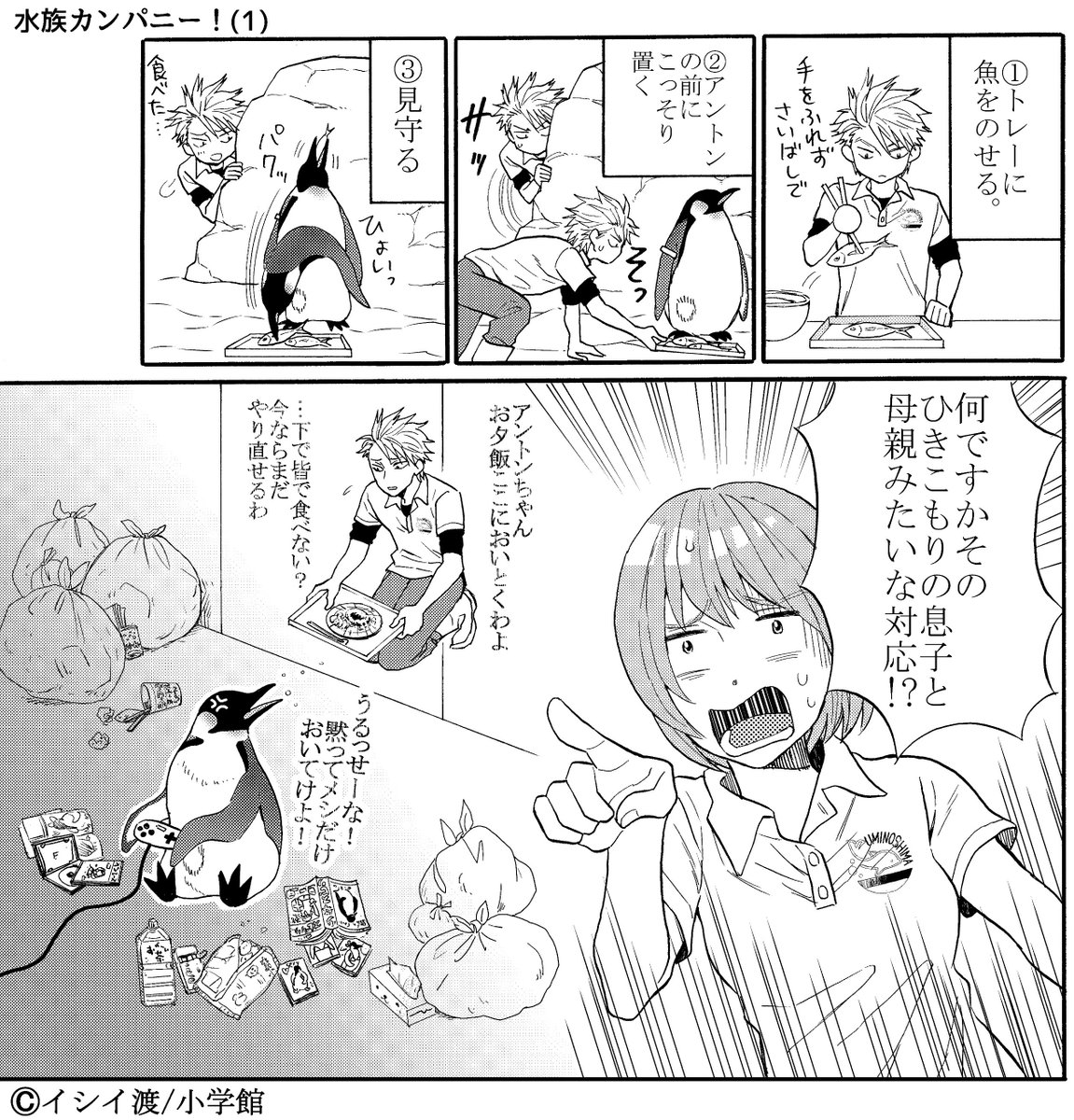 おすすめツイートに使って頂く用にいくつかコマの素材を作ってみました。よろしければ使ってやってください!また随時増やします。

#水族カンパニー 