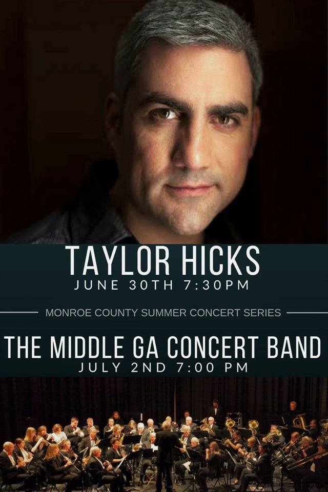 mcsfinearts's tweet image. What to do this weekend? The @mcsfinearts has the answer! @TaylorHicks Fri. night; Mid GA Concert Band Sun. night. Tickets sold at the door!